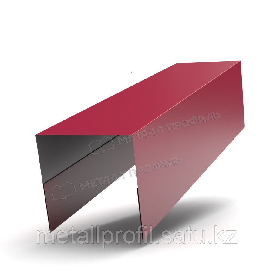 Металл Профиль Планка П-образная 20х20х2000 (ПЭ-01-3005-0.45)