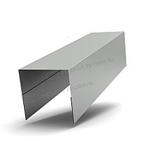 Металл Профиль П-тәрізді планка 20х20х2000 (ПЭ-01-9003-0.45 )