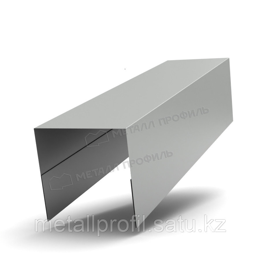 Металл Профиль Планка П-образная 20х20х2000 NormanMP (ПЭ-01-9003-0.5)
