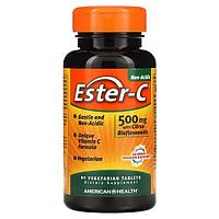 American Health, Ester-C, Витамин С, 500 мг, с биофлавоноидами, 90 таблеток