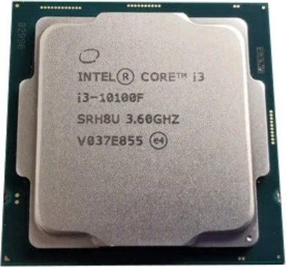 S1200 Intel Core i3-10100F BOX 3.6GHz (4.3GHz Turbo) (4/8 Core Comet Lake 6M Cache, 65W), фото 1