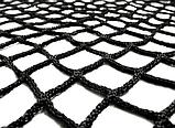 Сетка заградительная ячейка 40*40 мм, d 2,2 мм черный, фото 4
