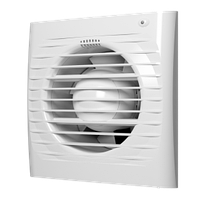 Вентилятор осевой вытяжной ЭРА ERA 4S ETF ф100 с антимоскитной сеткой, фототаймером