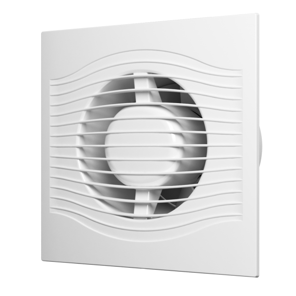 Вентилятор осевой вытяжной ЭРА SLIM 5C ф125 с обратным клапаном - фото 1 - id-p109432211