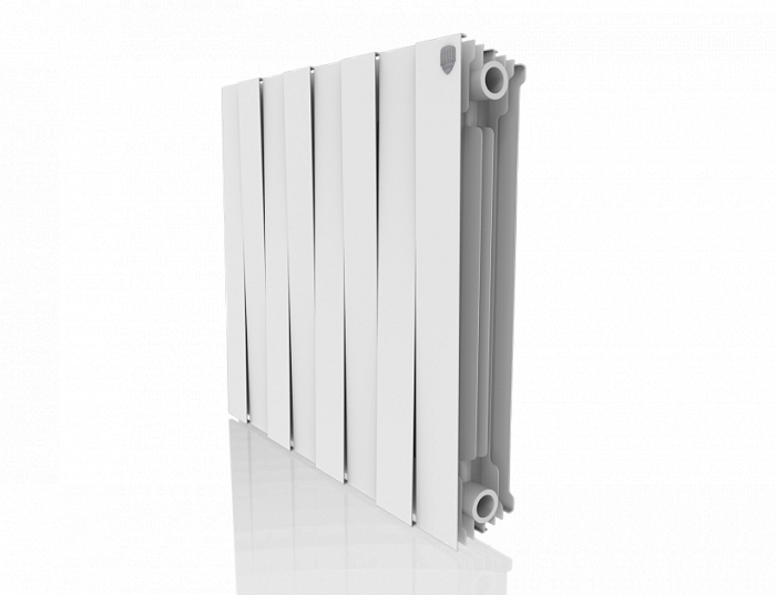 Радиатор биметаллический Royal Thermo PianoForte 500/Bianco Traffico - 8 секц.N - фото 1 - id-p109431954