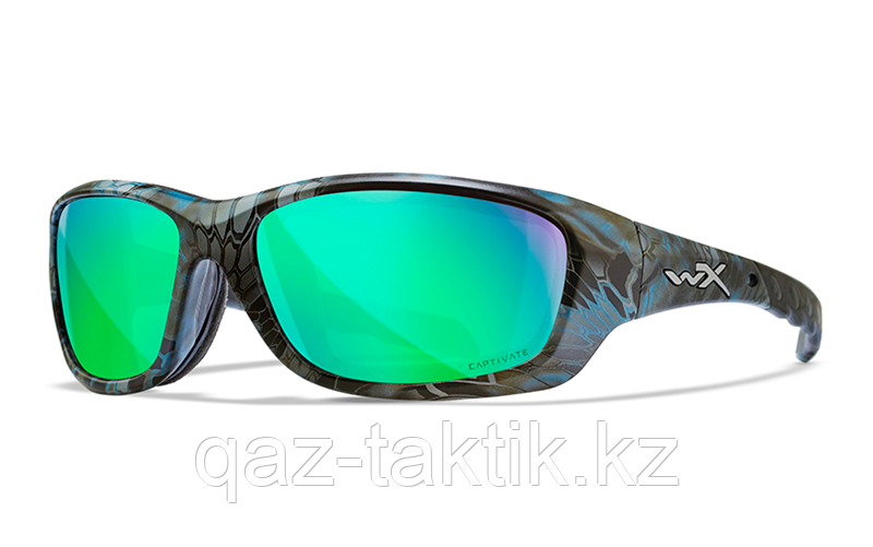 Очки тактические WILEYX GRAVITE Captivate Green Mirror Kriptek Neptune Frame (CCGRA12) - фото 1 - id-p109432470