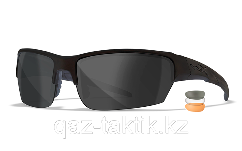 Очки тактические WILEYX SAINT Grey/Clear/Light Rust Matte Black Frame (CHSAI06) - фото 1 - id-p109432499