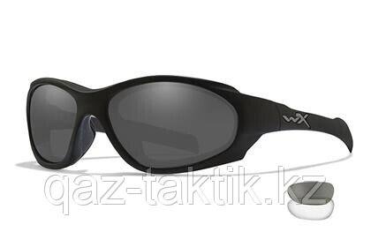 Очки тактические WILEYX XL-1 AD COMM 2.5 Grey/Clear Matte Black Frame (2951) - фото 1 - id-p109432553