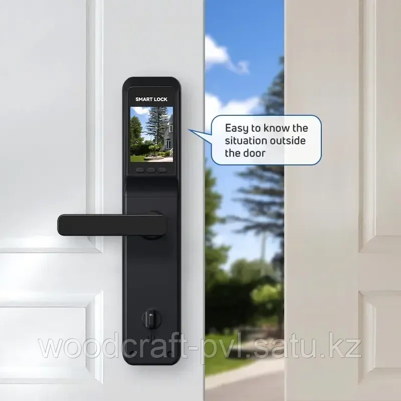 Биометрический умный замок для входной двери с камерой LS-C92 - фото 6 - id-p109432744