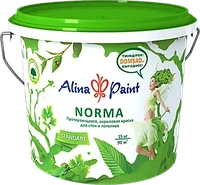 Краска акриловая Alina Paint Norma протирающаяся 4.5кг