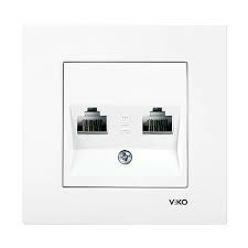 Розетка интернет+телефон KARRE BEYAZ