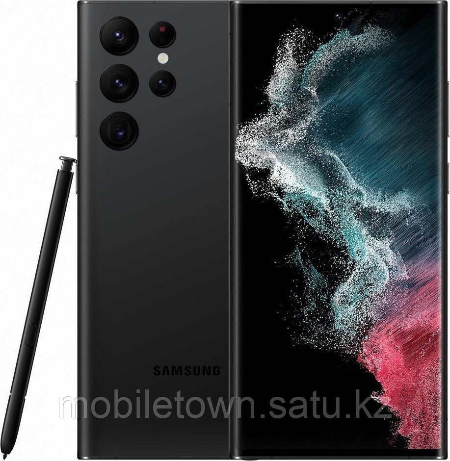 Смартфон Samsung Galaxy S22 Ultra 8 ГБ/128 ГБ черный - фото 1 - id-p109433222