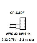 Pro`skit CP-236DF Насадка для обжима изолированных разъёмов FLAG для провода AWG 22-18/16-14, фото 3