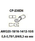 Pro`skit CP-236DN Насадка для обжима  кольцевых и вилочных неизолированных наконечников, фото 3