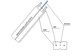 Оптический drop кабель FTTH - 1 G.657.A2