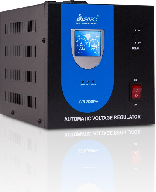 Стабилизатор напряжения SVC AVR-3000, 3000VA/3000W LED