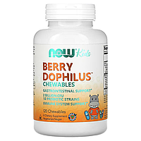 БАД Berry Dophilus, 120 chewables, NOW