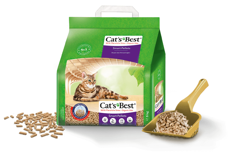 Cat's Best Smart Pellet Наполнитель Древесный комкующийся 10 л (5 кг)