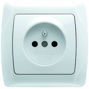 Розетка с защитной шторкой CARMEN