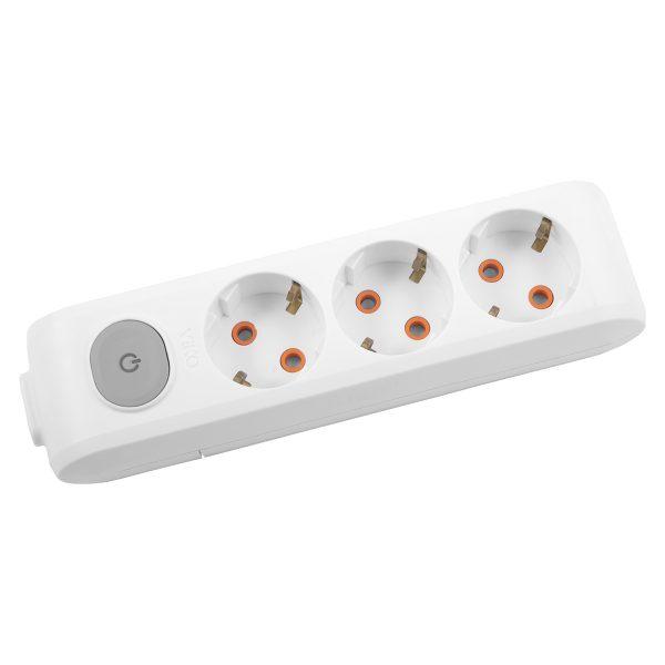 КОЛОДКА ТРОЙНАЯ С ЗАЗЕМЛЕНИЕМ И ВЫКЛЮЧАТЕЛЕМ MULTI-LET 3LI, фото 1