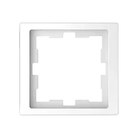 Рамка 1-постовая DL, белый лотос /MTN4010-6535/