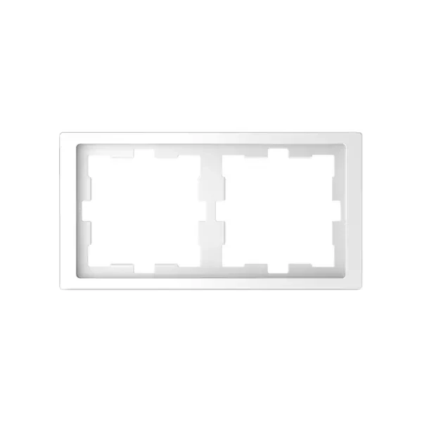 Рамка 2-постовая DL, белый лотос /MTN4020-6535/
