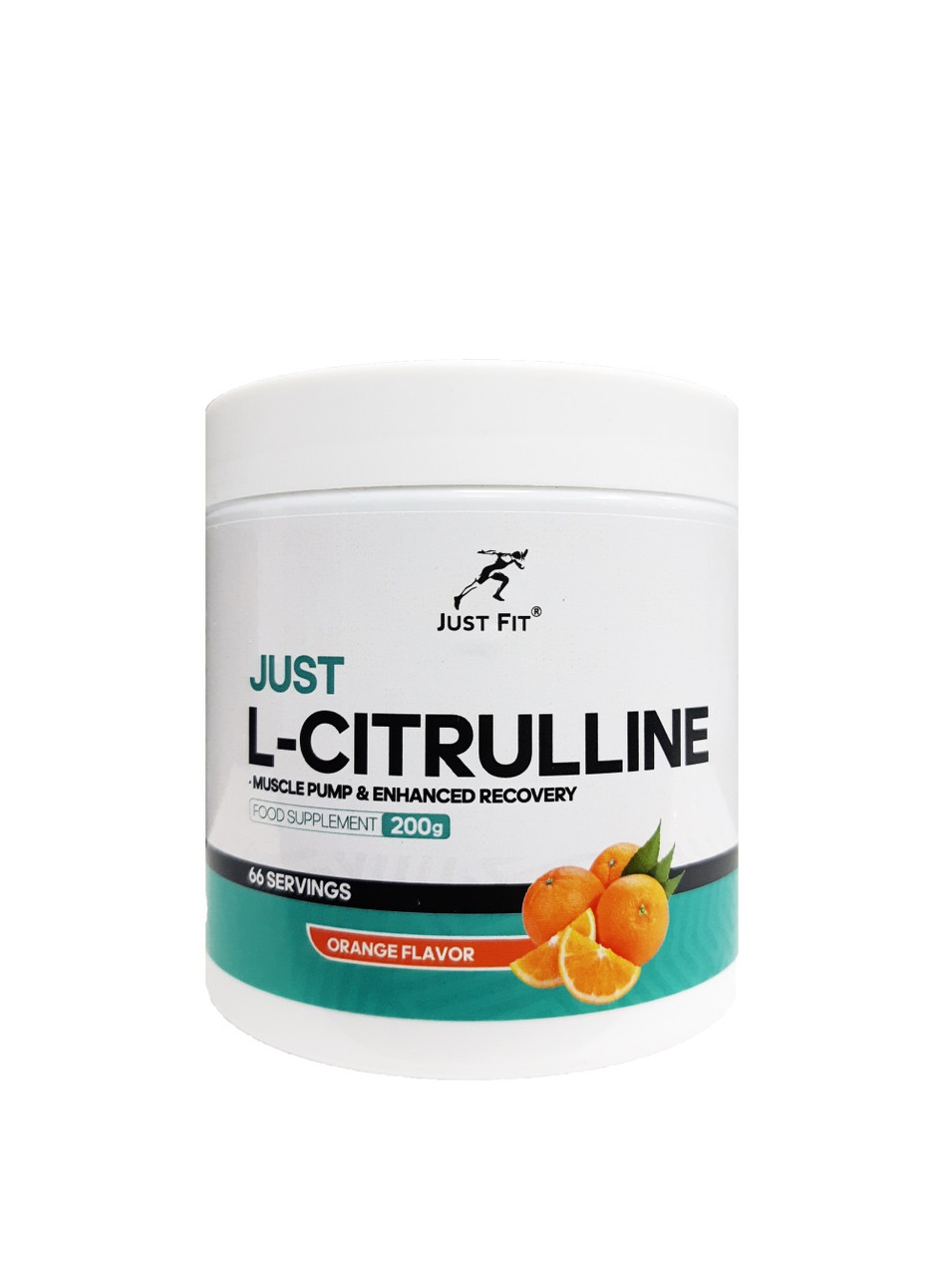 Аминокислоты Just L-Citrulline Malate, 200 g, Just Fit Апельсин - фото 1 - id-p107435685