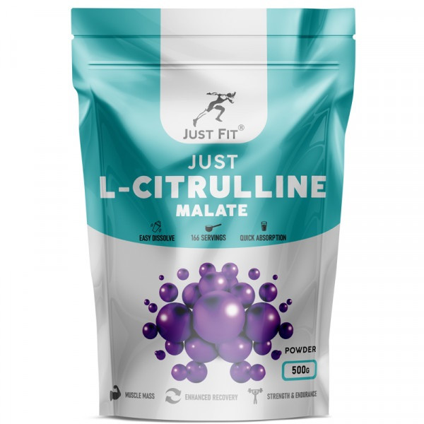 Аминокислоты Just L-Citrulline Malate, 500 g, Just Fit Без вкуса - фото 1 - id-p106027337