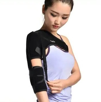 Поддерживающий бандаж для фиксации плечевого сустава, на правую руку (4817-1) - фото 4 - id-p109229558