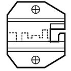 Pro`skit 1PK-3003D14 Насадка для обжима коннекторов AMP  8P8C/RJ45, фото 2