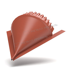 Металл Профиль Заглушка конька круглого R80 конусная (PURETAN-20-RR29-0.5)