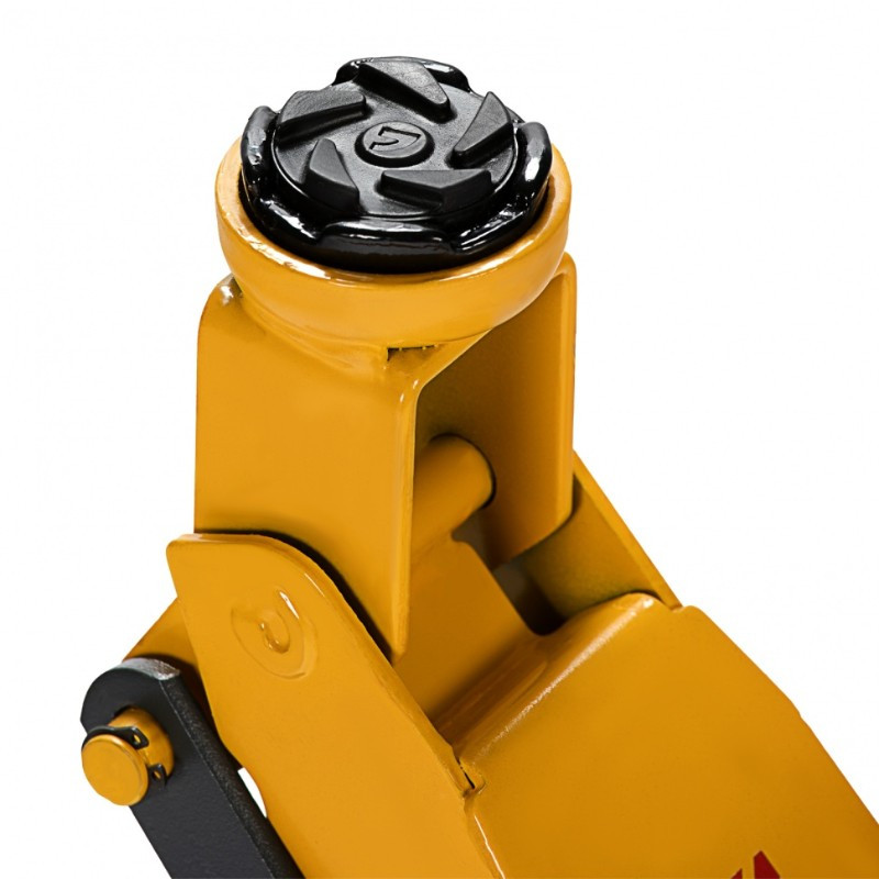 Домкрат гидравлический подкатной Denzel 2,8 т, 135-385 мм с фиксатором, 12.5 кг - фото 10 - id-p109459039