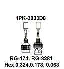 Pro`skit 1PK-3003D8 Насадка для обжима RG58/6/174, коаксиальных кабелей Belden 8281, фото 3