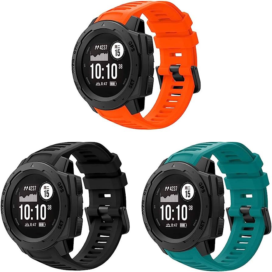 Garmin Instinct, ремешком для часов Instinct, силиконовый сменный ремешок - фото 1 - id-p109461738