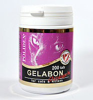 Polidex витамины Полидекс Гелабон плюс, для кошек 200 таблеток