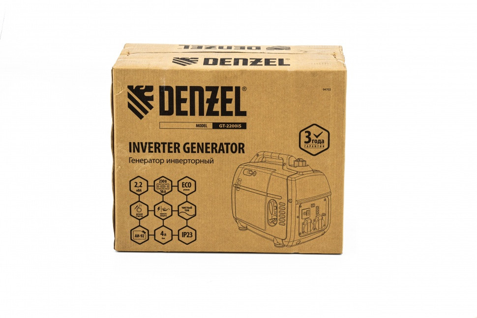 Генератор инверторный Denzel GT-2200iS - фото 8 - id-p109523966