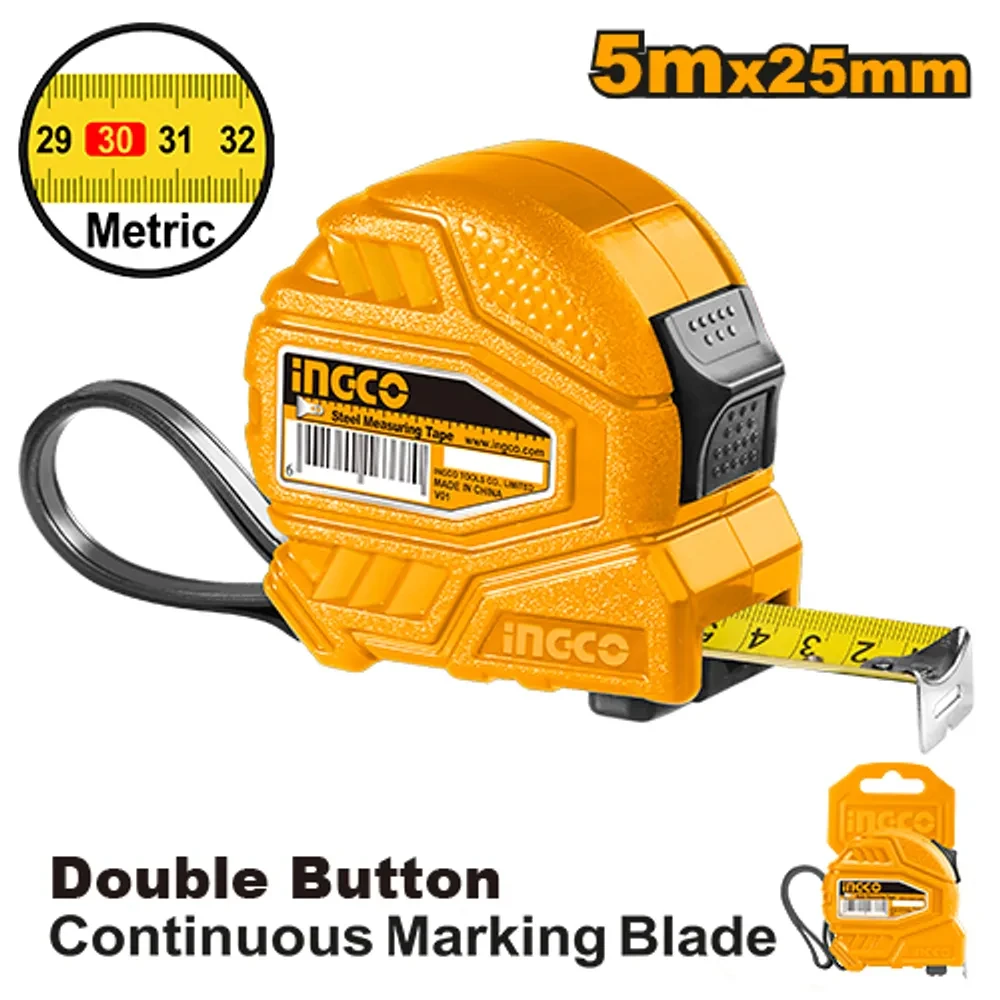 Рулетка INGCO HSMT26525-1