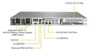 Сервер Supermicro SYS-5019C-MR (Rack 1U 4LFF)/no CPU intel xeon E-series