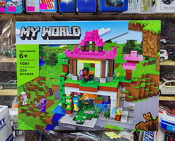 Конструктор Minecraft  "Дом ниндзя" 534 деталь. Leduo Аналог lego, lari