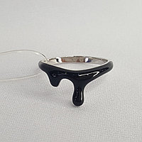 Кольцо из серебра с эмалью SOKOLOV 94013146 покрыто родием
