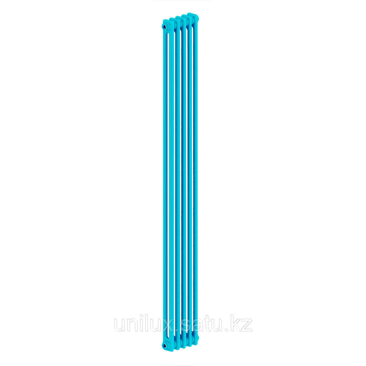 Радиатор 2x-трубчатый дизайнерский Unilux, 180см, 5 секций, 10 м², бирюзовый муар - фото 2 - id-p109525523