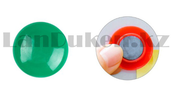 Набор магнитов круглые диаметр 3,5 см 10 штук зеленые - фото 3 - id-p109526915