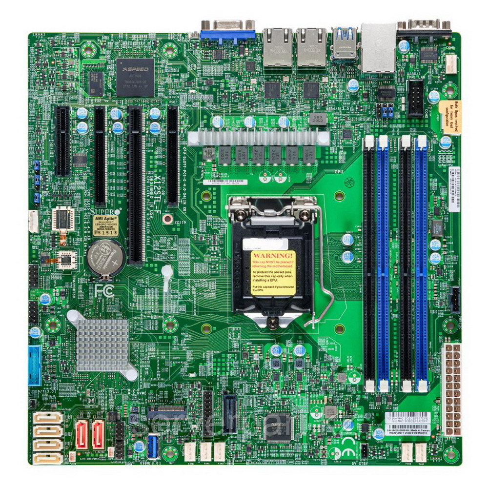 Материнская плата Supermicro MBD-X12STL-F-O (Intel Xeon-E 2300)