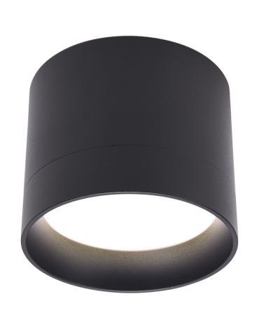 Накладной светильник черный алюминиевый со сменной лампой GX53 BK - фото 1 - id-p109530539