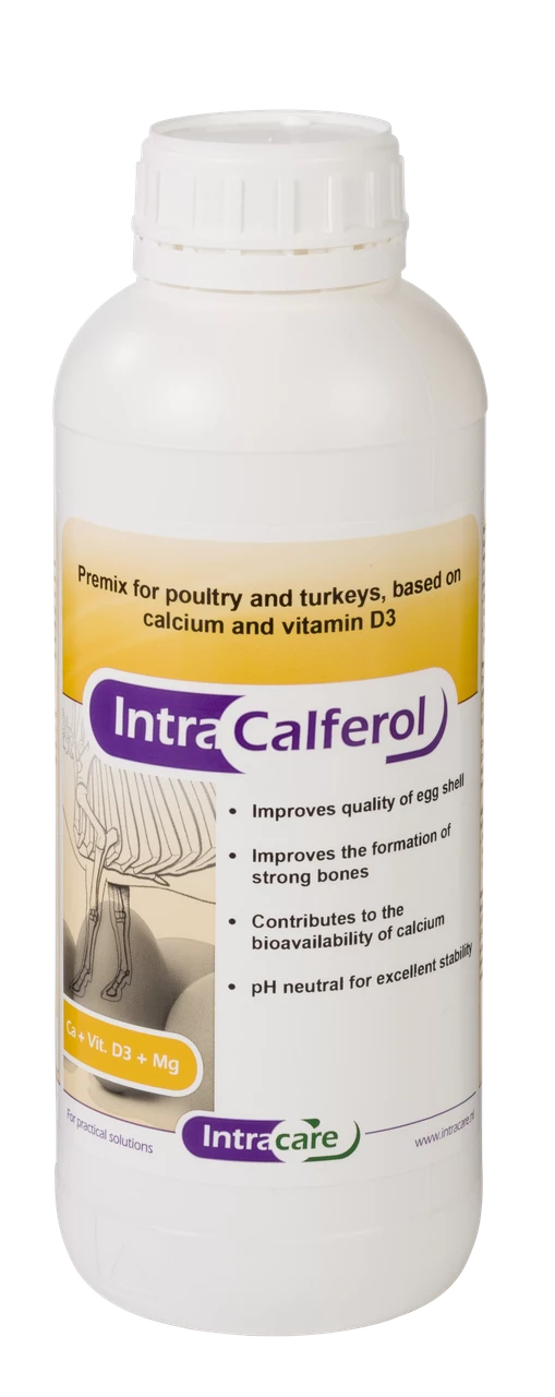 Intra Calferol, жидкая кормовая добавка для птицы с витамином D3, Ca и Mg - фото 2 - id-p109530710