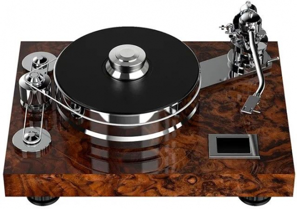 PRO-JECT Проигрыватель пластинок Signature 12 ОРЕХ (Walnut Burl High Gloss) - фото 1 - id-p109531265