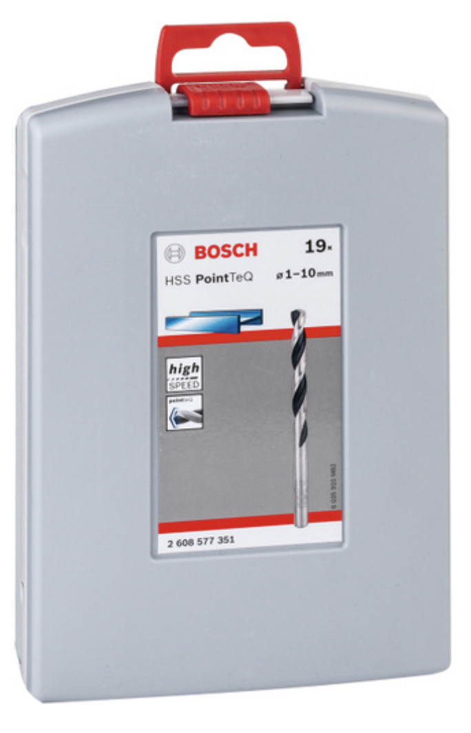 Набор сверл по металлу Bosch "HSS PointTeQ ProBox", 19 шт. - фото 3 - id-p109531334