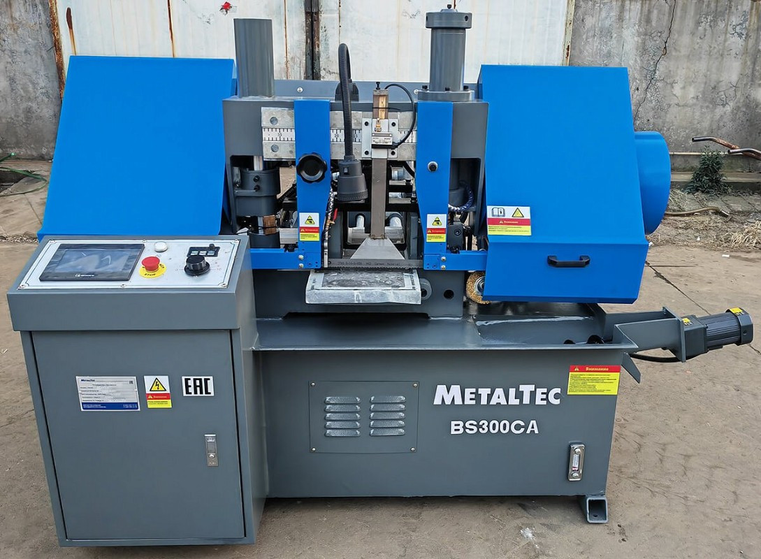 Автоматический ленточнопильный станок MetalTec BS 300CA - фото 9 - id-p109532301