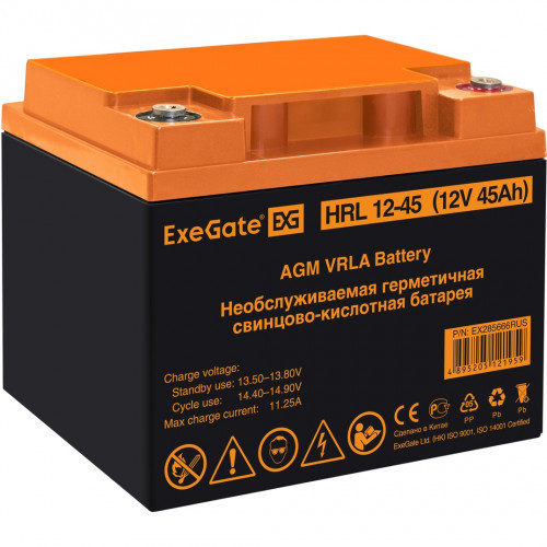 ExeGate HRL 12-45 сменные аккумуляторы акб для ибп (EX285666RUS) - фото 1 - id-p109532437