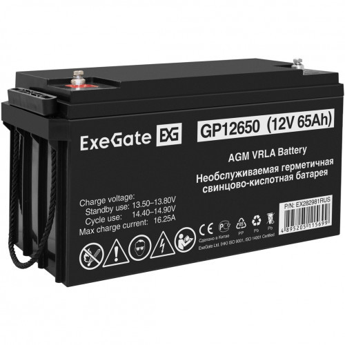 ExeGate GP12650 сменные аккумуляторы акб для ибп (EX282981RUS) - фото 1 - id-p109532440